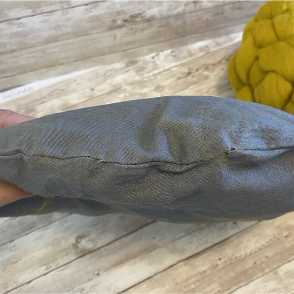 Cat / Small Dog Yarn Bed Mustard Yellow Chunky Yarn Homemade Merino Wool Cozy - Picture 16 of 16